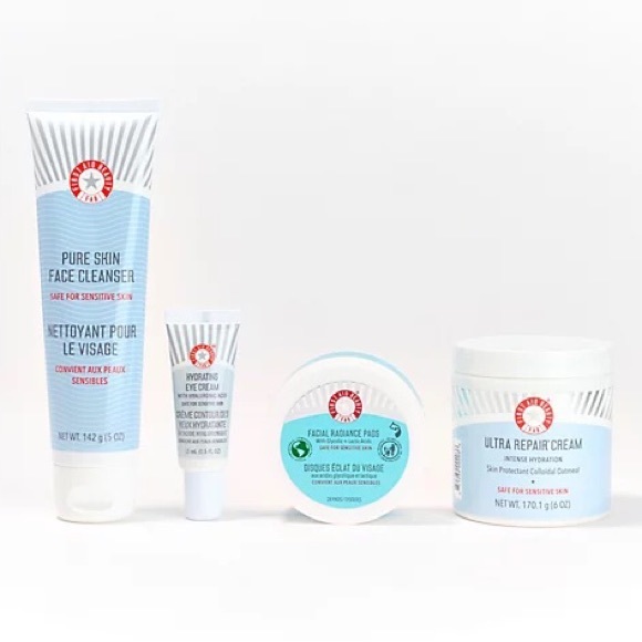 New! First Aid Beauty 4-pc All Day Hydration Discovery Set
